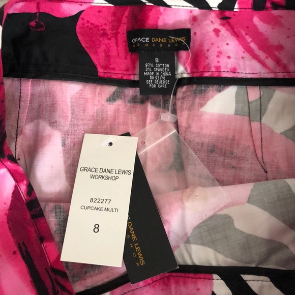 Floral with zebra pattern skirt NWT size8 - Picture 4 of 4